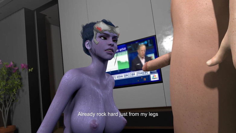 Wraith ward: Widowmaker Tenía Una Asistente Desnuda - Femdom Overwatch Fantasy