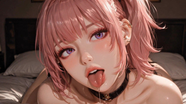 Stories&Anime: Ahegao 3D Pink Silicone Doll Tease