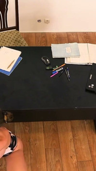 Glasses-wearing Teacher Gets Pounded Hard on the Desk