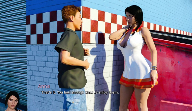 Porngame201: Anna Exciting Affection # 6 - Ukazování prsou