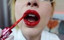 Morrigan Havoc: Hot nurse with juicy red lips