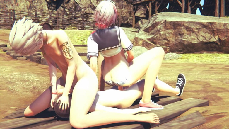 Yaoitube: Yaoi Femboy - 질싸로 자지와 애널을 빨아주는 섹시한 펨보이