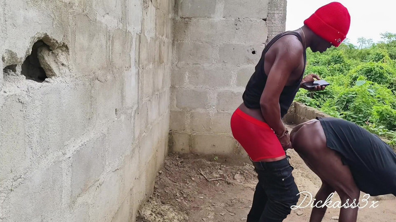 Dickass3x: Dogging Creamy Bussy Outside Uncompleted Building Real Good
