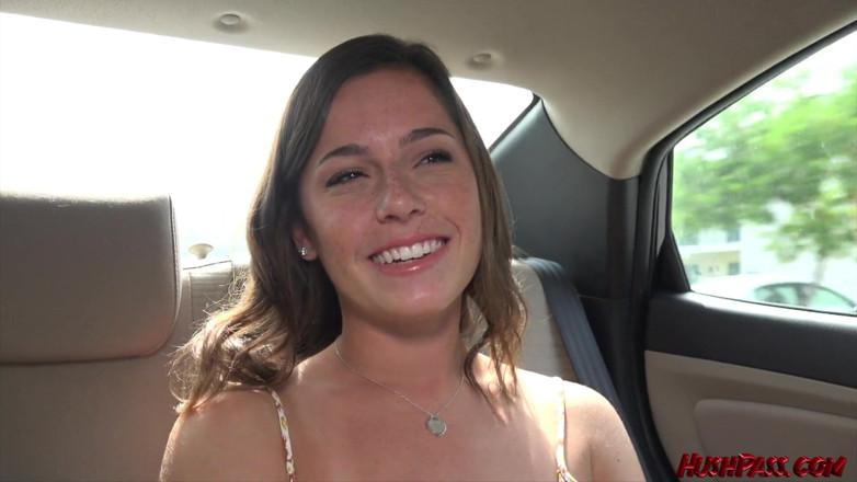 Hush Hush Entertainment: Freckled cutie Stella Stone nails her debut porn scene