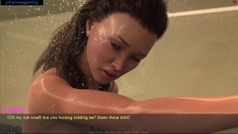 Johannes Gaming: AWAM - 포르노를 본 후 샤워하는 자위