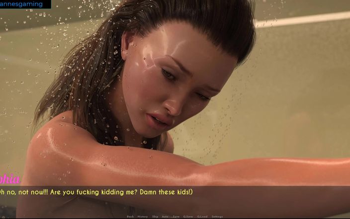 Johannes Gaming: Awam - masturberen onder de douche na het kijken naar porno.
