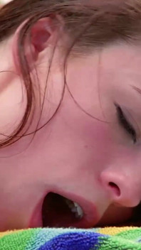 Having sweet orgasms in the park