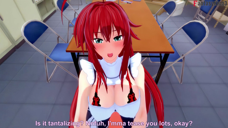 Fantasy king: Rias Gremory Maid Cosplay Sex - Dxd Ntr Madness Series