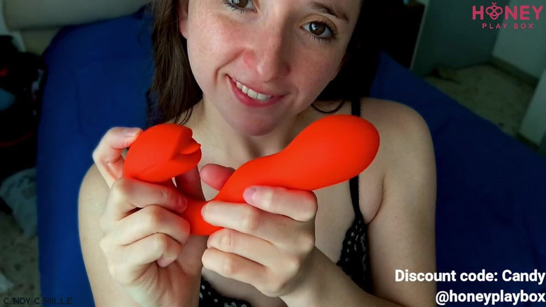 Candy Camille: 测试我的新蜂蜜游戏盒性玩具，潮吹直到我再也受不了