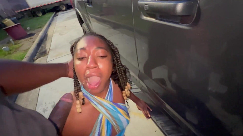 Fijii pornbox: Married Girl Suck My Dick in the Parking Lot Like...