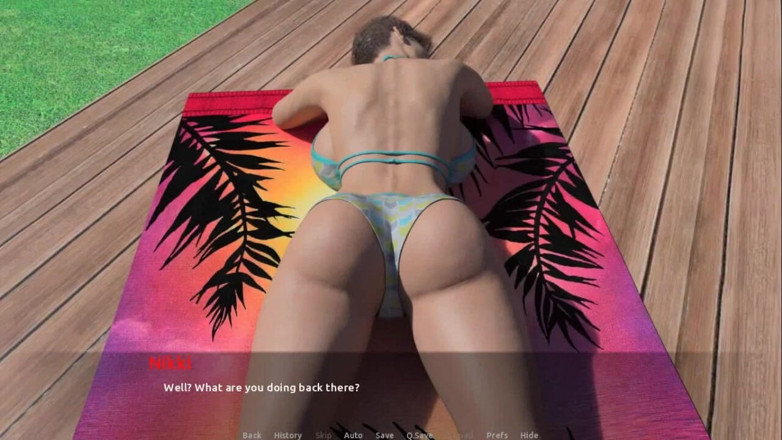 Dirty GamesXxX: La visite : une MILF à gros nichons et un cul sexy...
