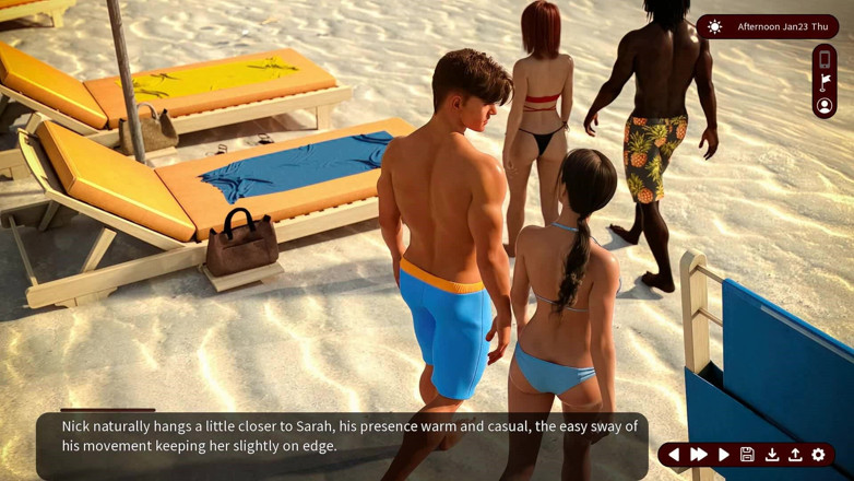 Dirty GamesXxX: Whispers of Desire: Sexy Hotwives on the Beach - Episode 26