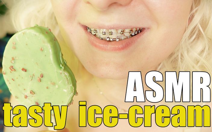 Arya Grander: Eating in braces: ice-cream video