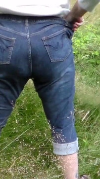 Jen Is Peeing on a Field
