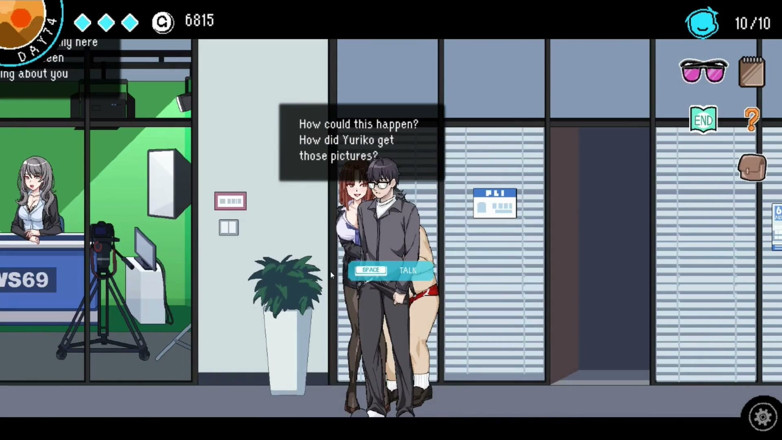 NSFWOtaku: Hentai hra - TV Stanice Hentai Sexuální scény (tv Anchor, Bus Stop...