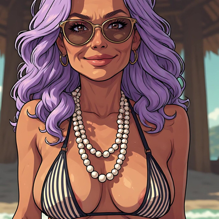 AI Porn: Wspaniałe kobiety na plaży bikini art