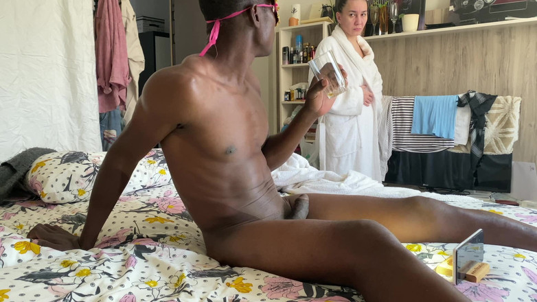 Jollyfuckingoldman: 흑인 대물 자지와 백인 마누라를 돌림빵