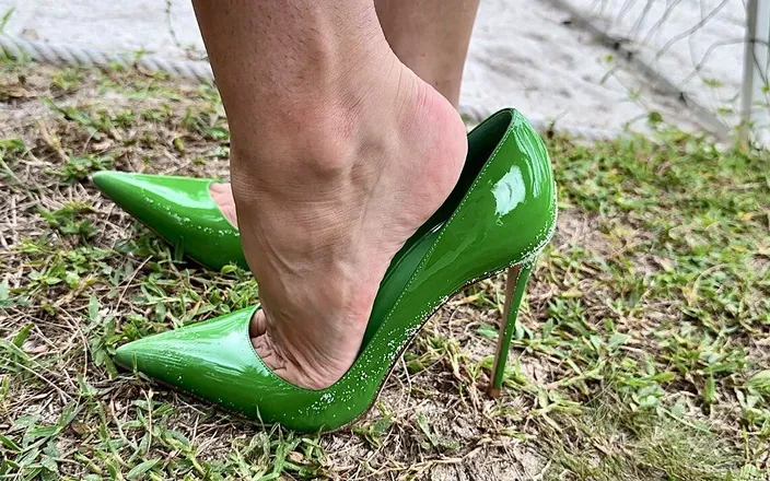 Julia domaina: New Classic Stiletto High Heels, 12 Cm Heels on Me and...