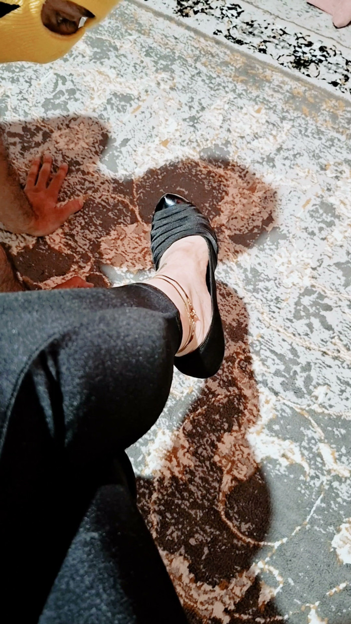 Miss lilith: Intense Foot Domination Broken Slave Worships My Shoes