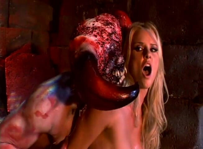 Perfect Porno: Lusty blonde gets fucked with devil