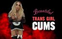 Sasha Q: Beautiful Russian Trans Girl Jerking off on Webcam