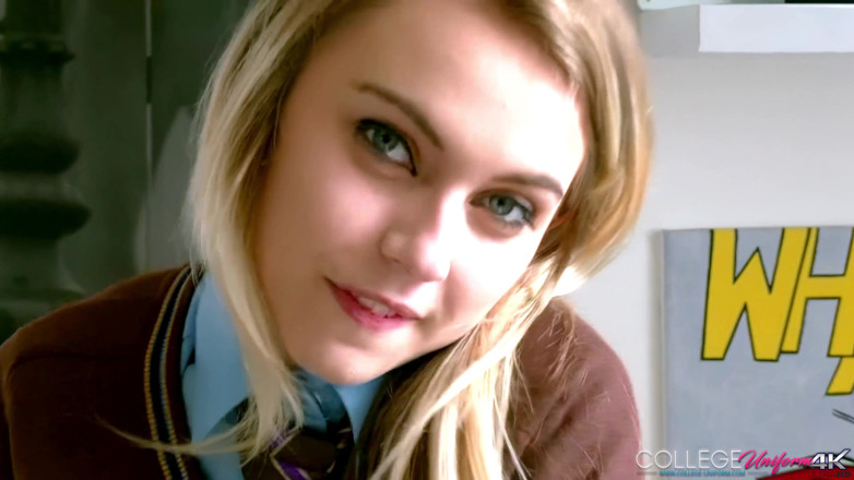 College Uniform: Love on the Sofa Featuring Chloe Toy