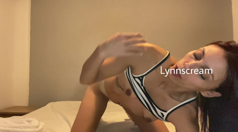 Lynn Scream: POV: Sucking My Dildo Doggystyle