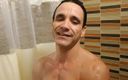Hot Daddy Adonis: Showering at the gym; #1