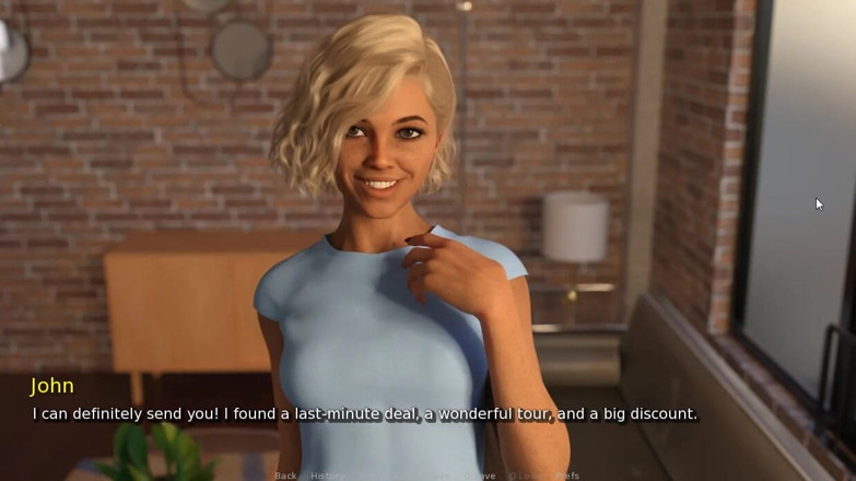 XXX Games Bunk: My Hotwife - Gameplay - Roleplay - Beach Oily Fuck with BBC &amp; Vacation...