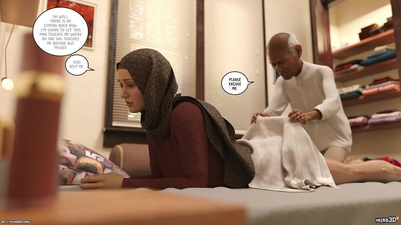 Adultgameplayvideos studio: The Masseur - Bab 1 - Tukang urut tua mengurut suri rumah buat...