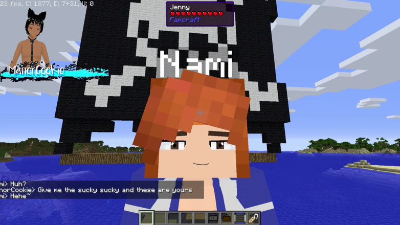 Manor Cookie: Minecraft Jenny Mod Fapcraft - Nami, a Greedy and Hot Woman...