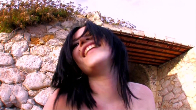 CBD Media: Hot brunette teen with beautiful tight pussy gets fucked on...