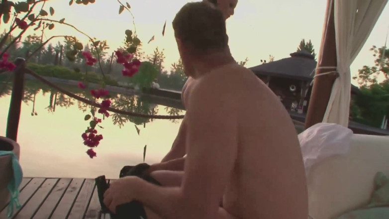 Rocco Siffredi porn: Rocco Siffredi fucks sexy milf by the pond