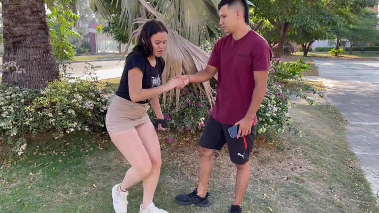 kathalina bronw: I Comfort My Little Neighbor with a Hard Ass Fuck...