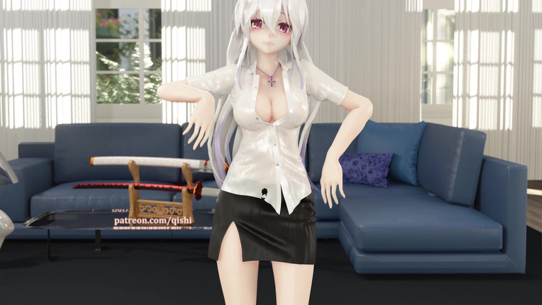 MikuMotion: [mmd] Džinská kancelářská dáma uniforma