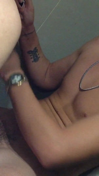 Horny Markus Enjoying a Blowjob While He Is Sitting on the Toilet