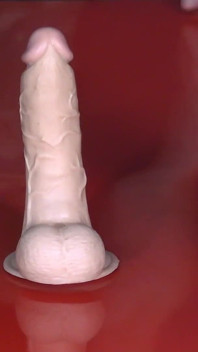 Suspensi - ditempatkan di dildo
