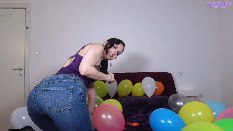 Goddess Circe: I Pop Many Balloons - Blue Jeans