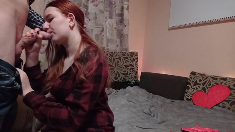 SweetAndFlow: Exchanged gifts and fucked on Valentine's day