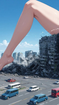 Giantess Masturbates
