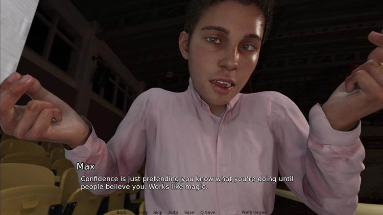 Maayon Plays: Conforto una ragazza sconosciuta carina vicino a Vending Maching mentre...