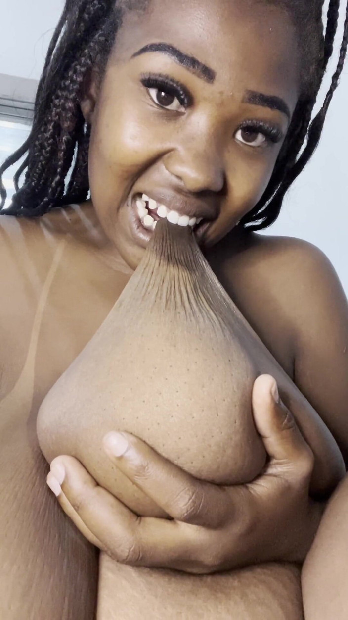 Angel Big B: Biting My Giant, Delicious Boobs