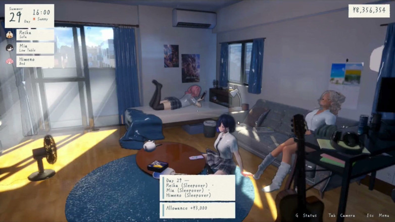 NSFWOtaku: Hentai Game - Pink Hair Gyaru Sex Scenes 2 - Summer Hangout Spot...