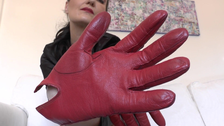 Lady Victoria Valente: Red Leather Gloves-the Scent of Leather Makes You Weak, Lady...