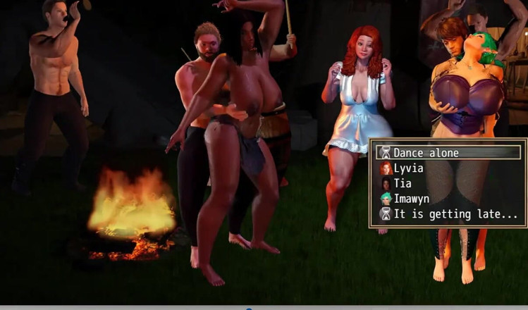 XXX Games Bunk: Walka z grzechami - Rozgrywka - Odgrywanie roli - Tia -żona tańczy z nieznajomym...