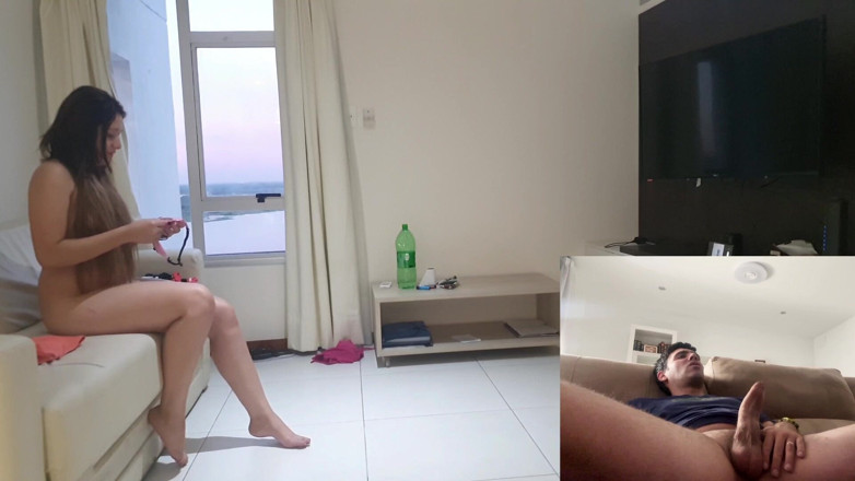 Latinascachondas: Hot Couple Videocall