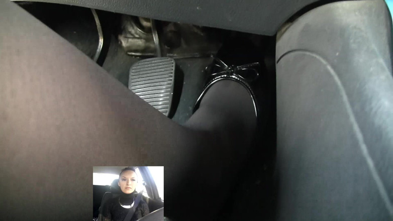 Nyllady: Screaming Brake Failure in Black Patent Flats