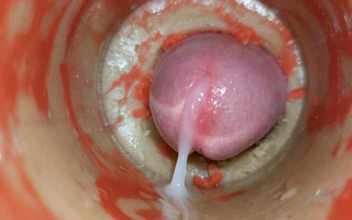 Creme sperm: Cameră 4K în vagin, col uterin cu vedere la persoana 1