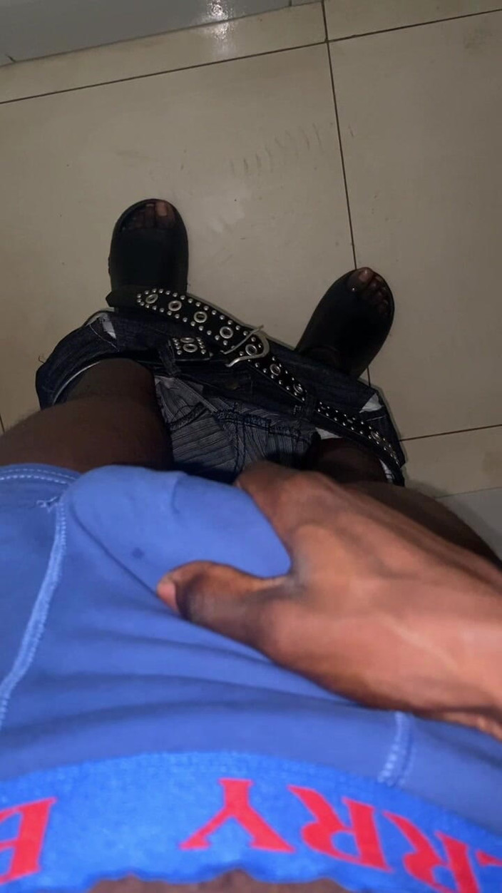 Slimniqqa: Thug Beating His BBC in the Gym Locker Room