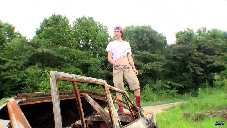 Straight naked thugs: Bad boy Sean masturba seu pau